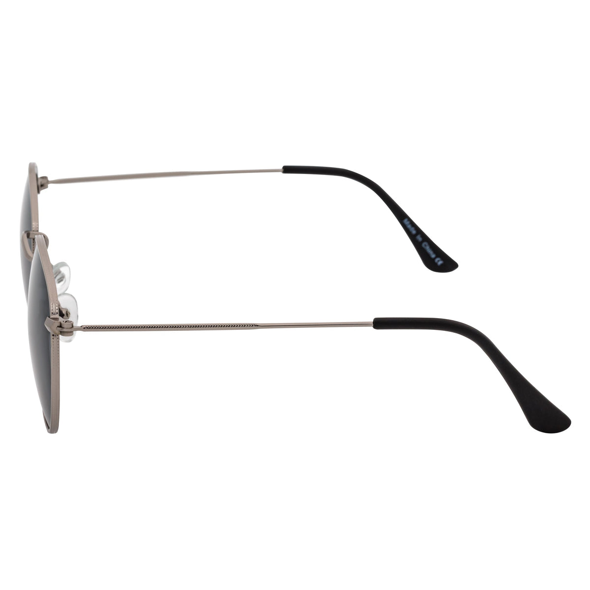 VAGABOND - Small Metal Round Sunglasses Silver Smoke-3