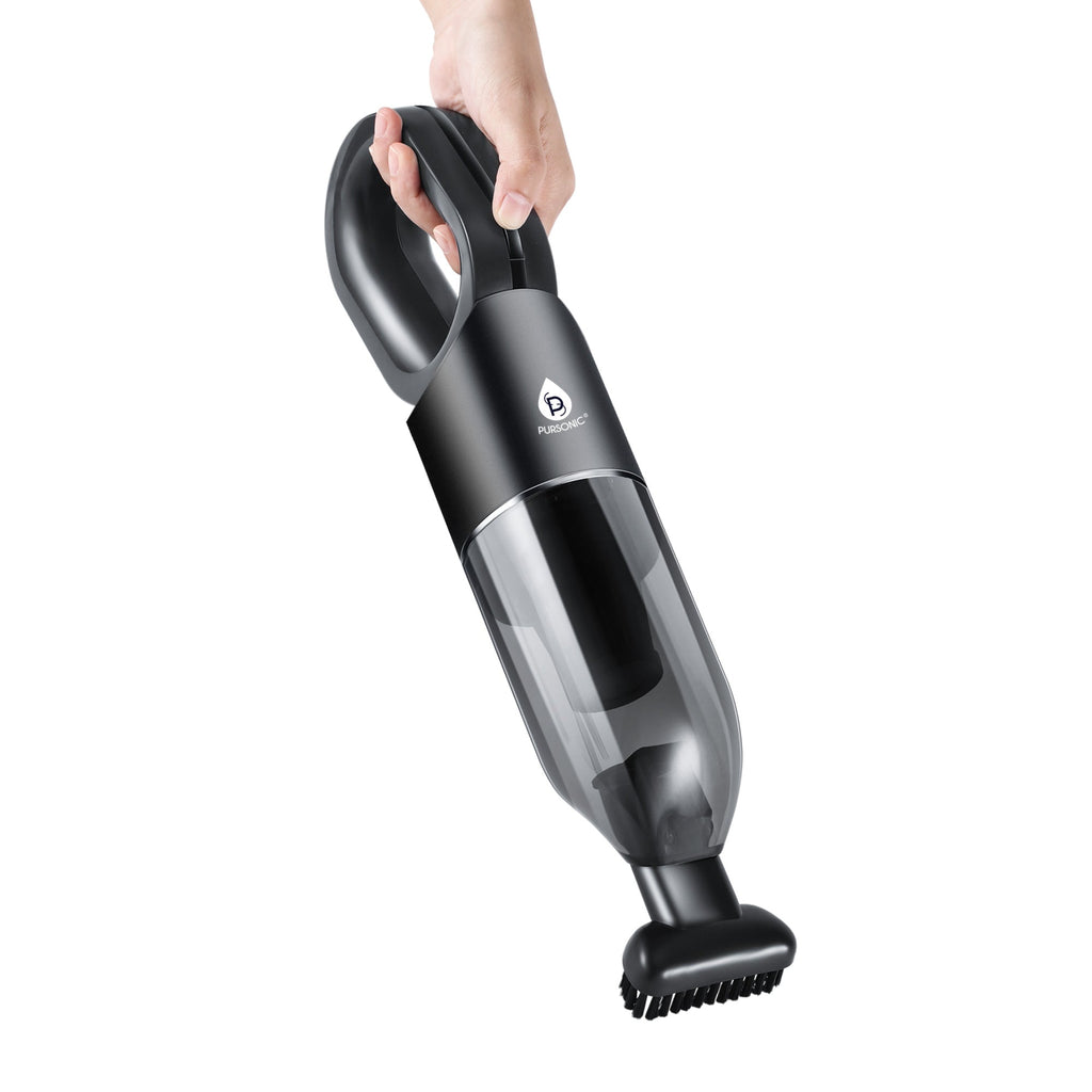 Sleek cordless handheld vacuum cleaner with multiple nozzle attachments for home and car cleaning efficiency — view 2
