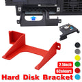 2.5-inch hard drive mounting bracket for PS2 console made from durable 3D printed plastic