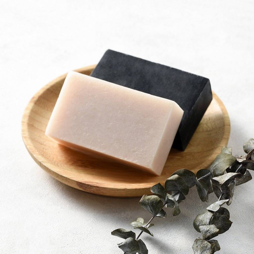 Solid natural shaving soap bar in 100g block for zero waste plastic free wet shaving