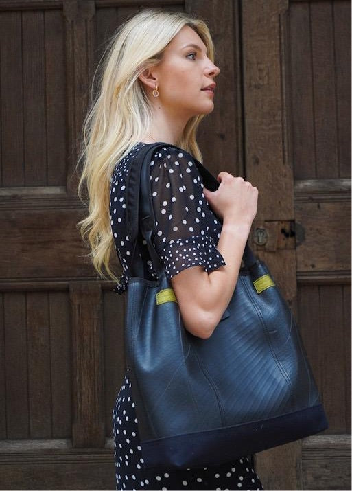 Anna Recycled Rubber Vegan Tote Bag (2 Colours Available)-3