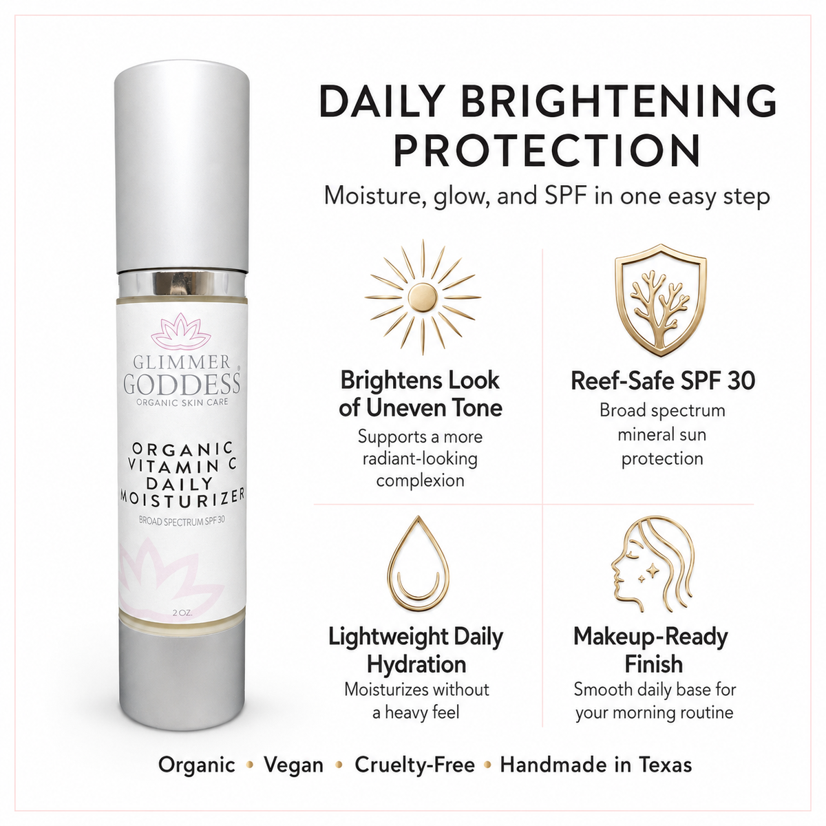 Organic Vitamin C Daily Moisturizer SPF 30 – Brightening Formula-4