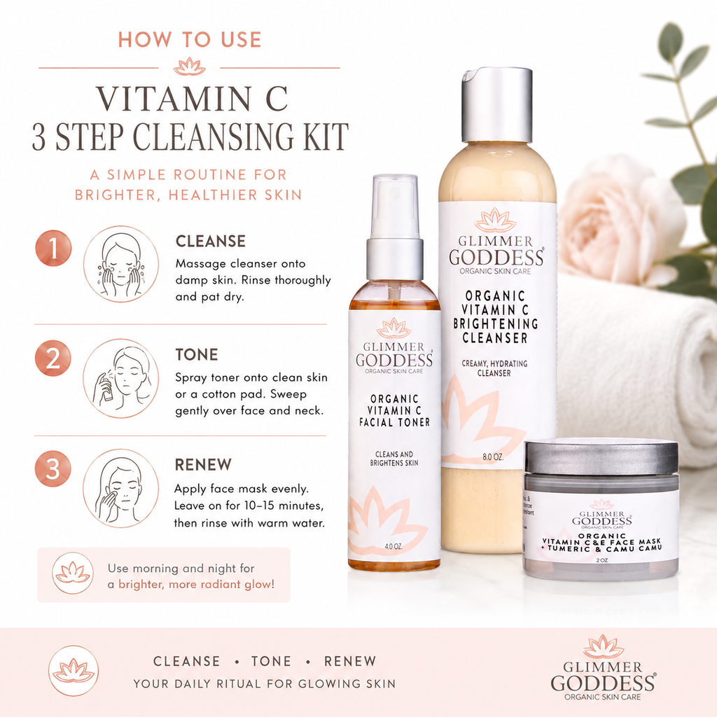 Vitamin C Brighter Skin 3-Step Cleansing Kit-3