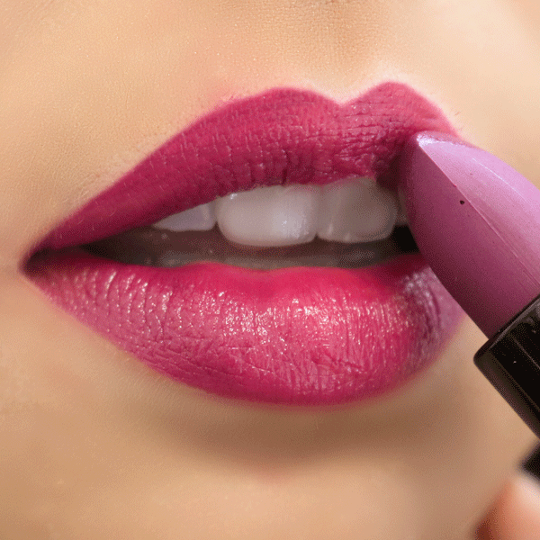 Velvet semi-matte lipstick tube in rich color showcasing smooth hydrating formula for natural clean beauty — view 25