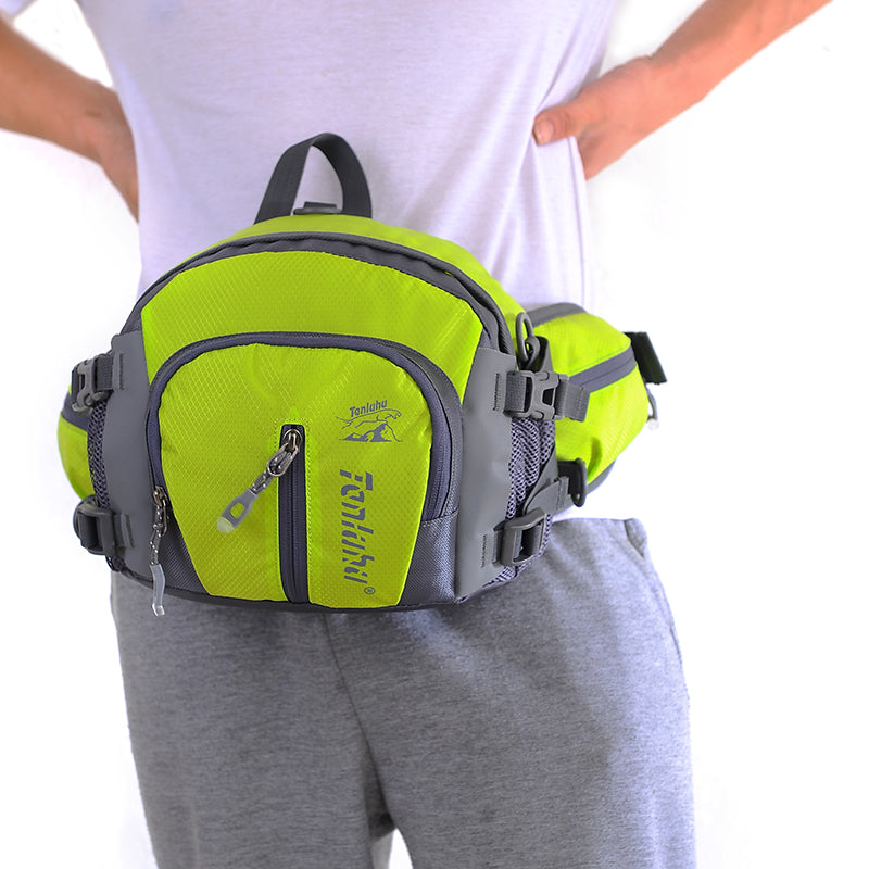 5L convertible hydration fanny pack in water-resistant ripstop nylon with integrated water bottle holder — view 5