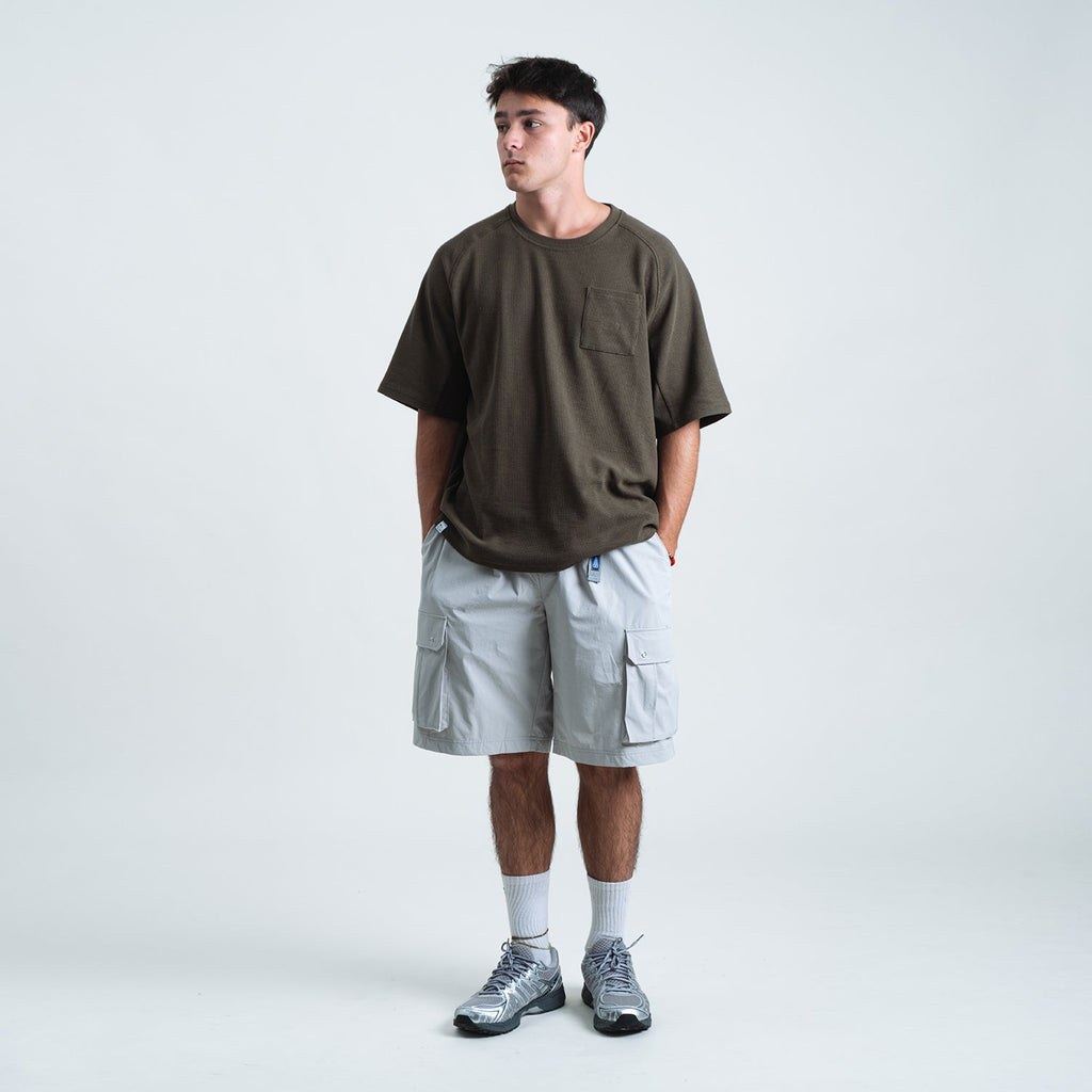 M65 Cargo Shorts / Nylon - Pale Grey-3
