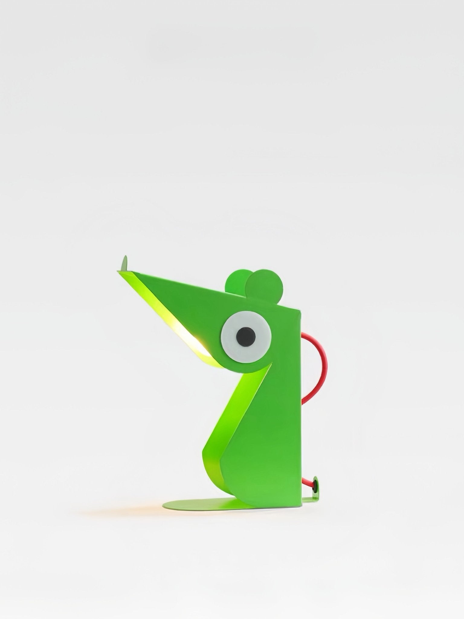 Whimsical Memphis mouse table lamp crafted from vibrant metal for study desks and bedside illumination — view 3
