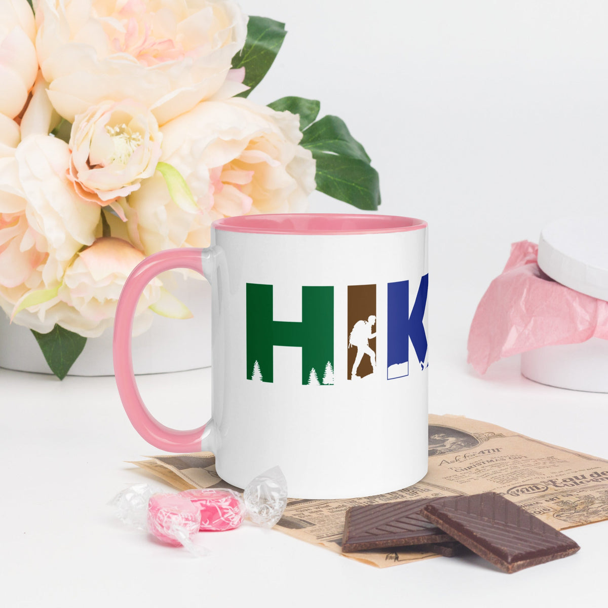 Hiking Alpine Mug with Color Inside-14
