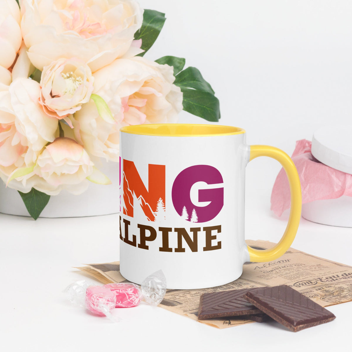 Hiking Alpine Mug with Color Inside-1