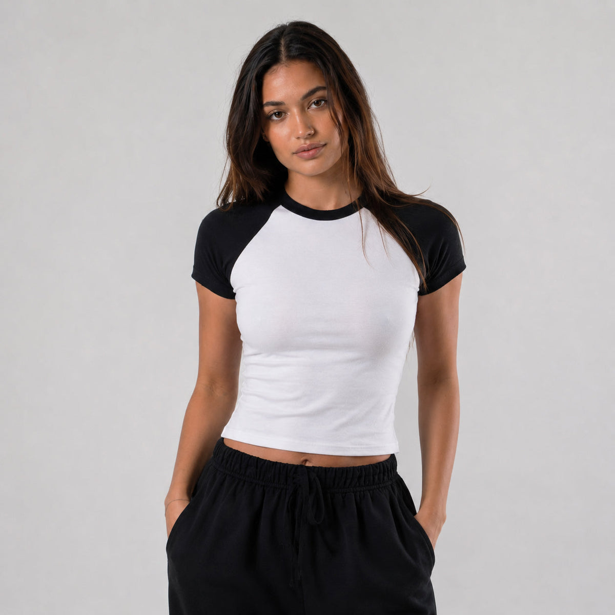 4001R - Women's Raglan Baby Tee-0
