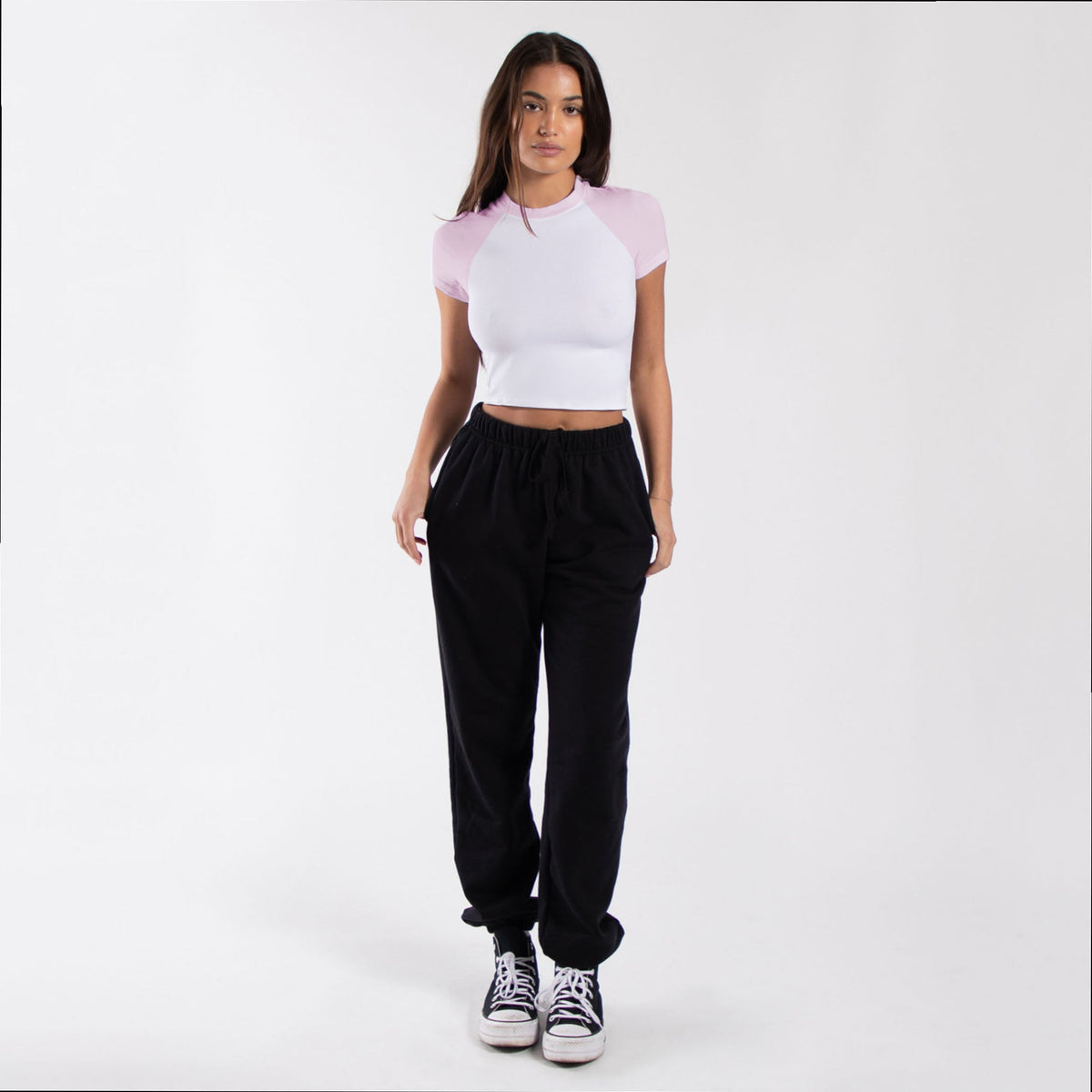 4001R - Women's Raglan Baby Tee-4