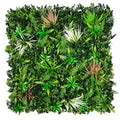 Wild Tropics Artificial Vertical Garden Green Wall Panel 40×40in 11 SQ FT – UV Resistant – Commercial Grade-0