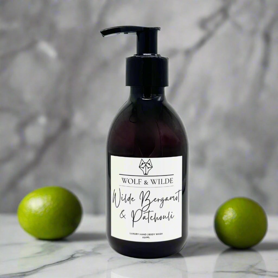 Wilde Bergamot & Patchouli Luxury 2 In 1 Liquid Soap - Hand & Body 250ML