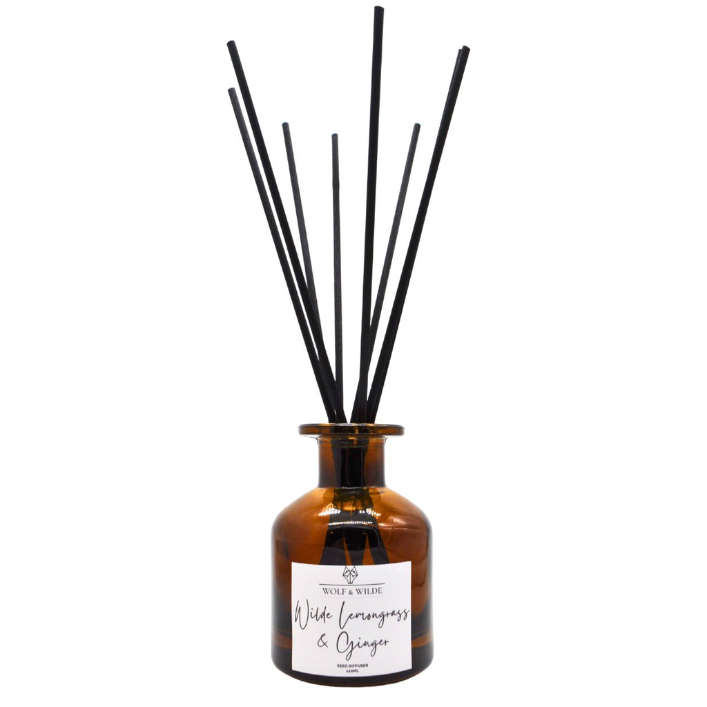Lemongrass & Ginger 120ml Reed Diffuser With 8 Reeds-2