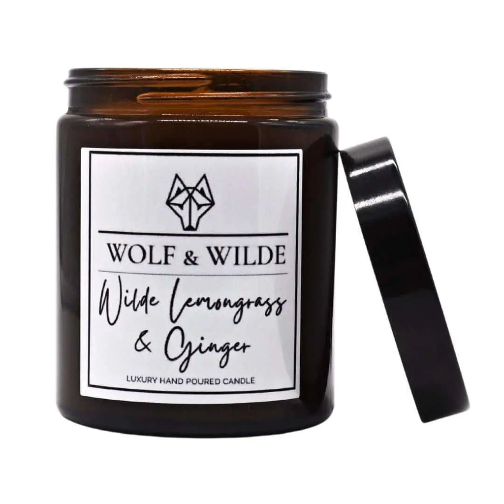 Wilde Lemongrass & Ginger Luxury Aromatherapy Scented Candle-3