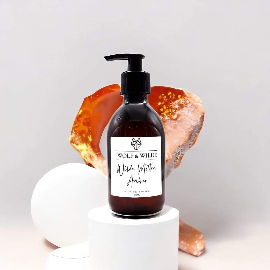 Wilde Molten Amber Luxury 2 In 1 Liquid Soap - Hand & Body 250ML-0
