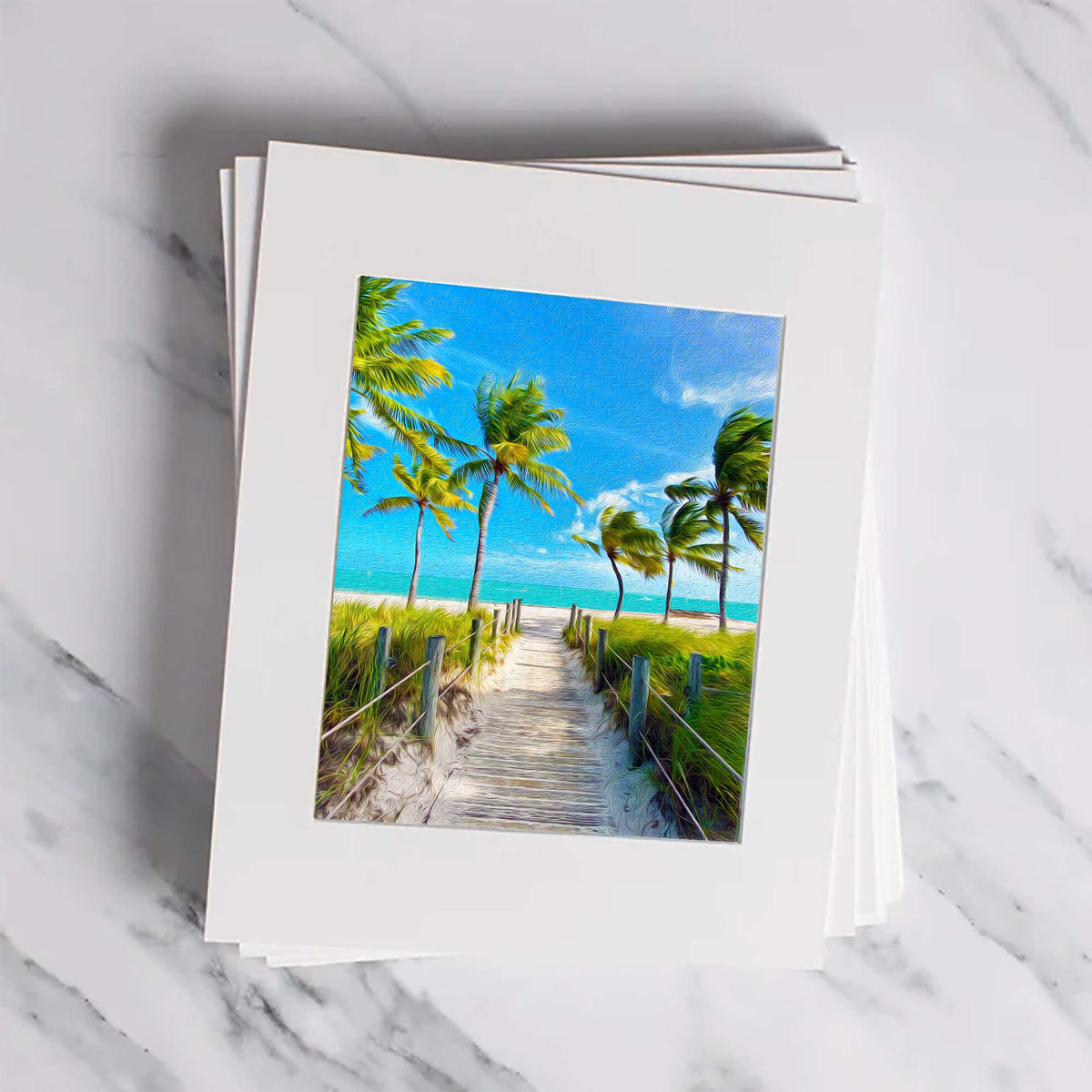 Windy Summer Matted Print-0