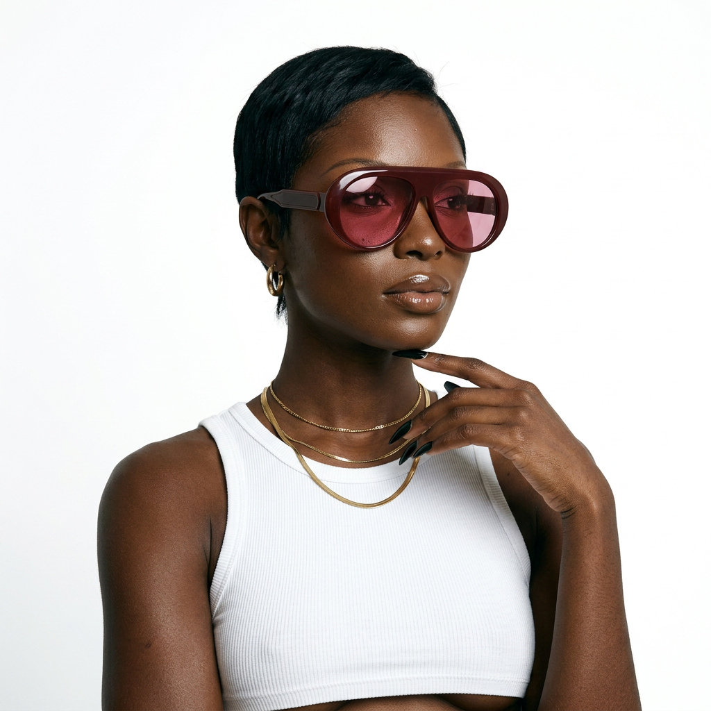 Fearless Resin Pilot Sunglasses-0