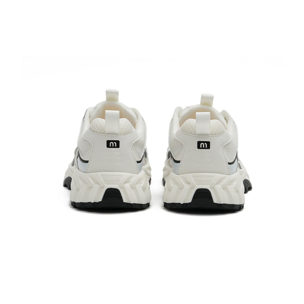 Women's chunky dad sneakers with breathable mesh upper and sculpted platform rubber sole — view 4