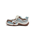 Women's chunky dad sneakers with metallic overlays, platform sole, and kawaii paw print heel detailing.