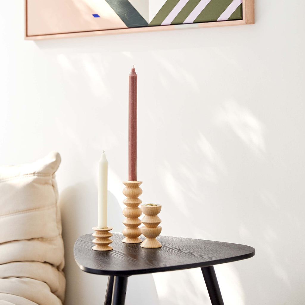 Totem Wooden Candle Holder - Tall Nº 5-4