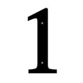 Wrought Iron Number 1 Medium 12 Inches