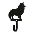 Wrought Iron Shetland Dog Wall Hook Decorative Small