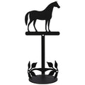 Wrought Iron Standing Horse Large Jar Sconce