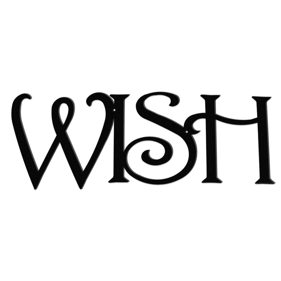 Wrought Iron Wall Decor Wish