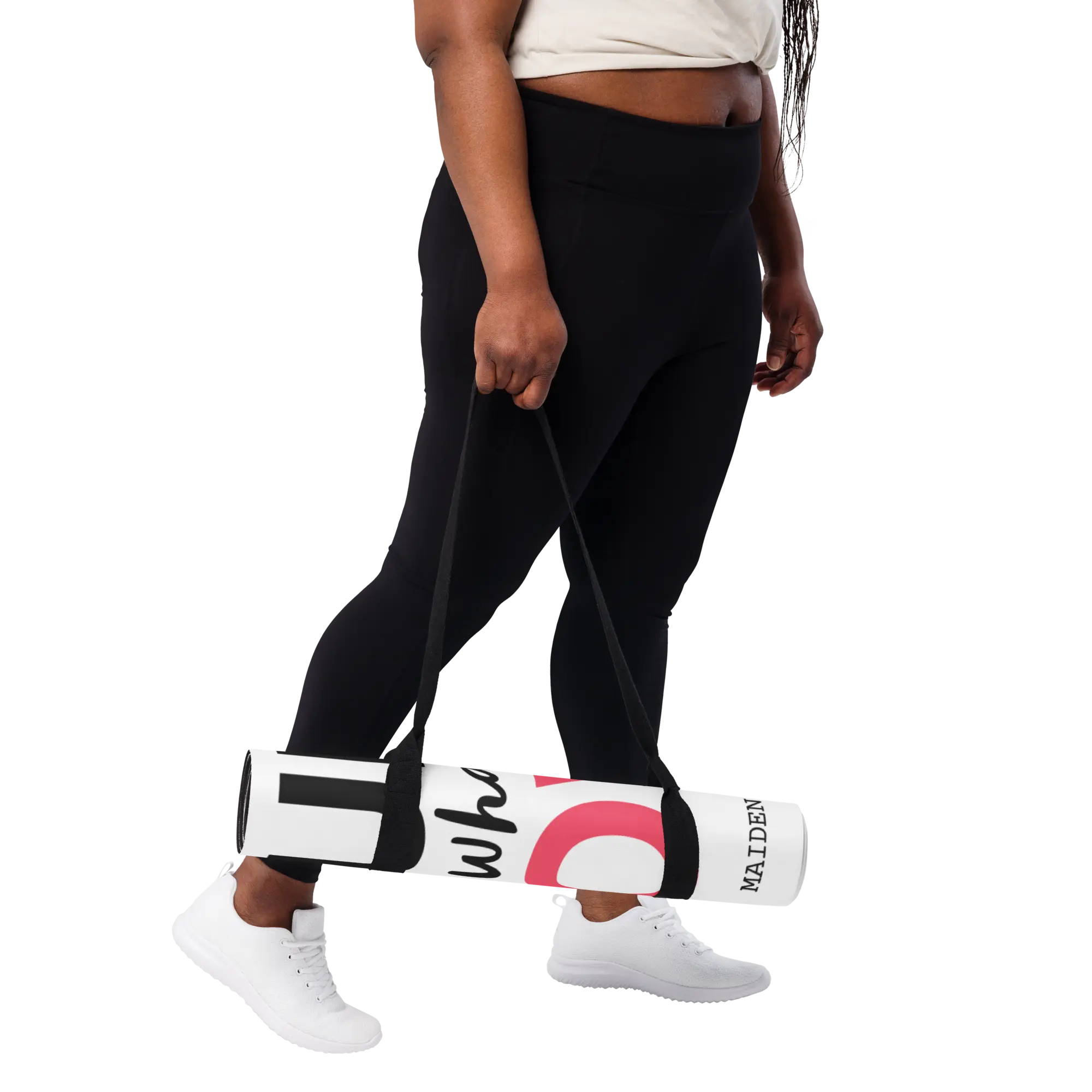 Eco-friendly mindfulness yoga mat with non-slip rubber bottom and soft microsuede top for fitness practice — view 2