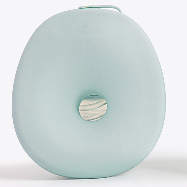 Mother's Nature W1 24mm warming breast shield in soft BPA-free material for wearable pump