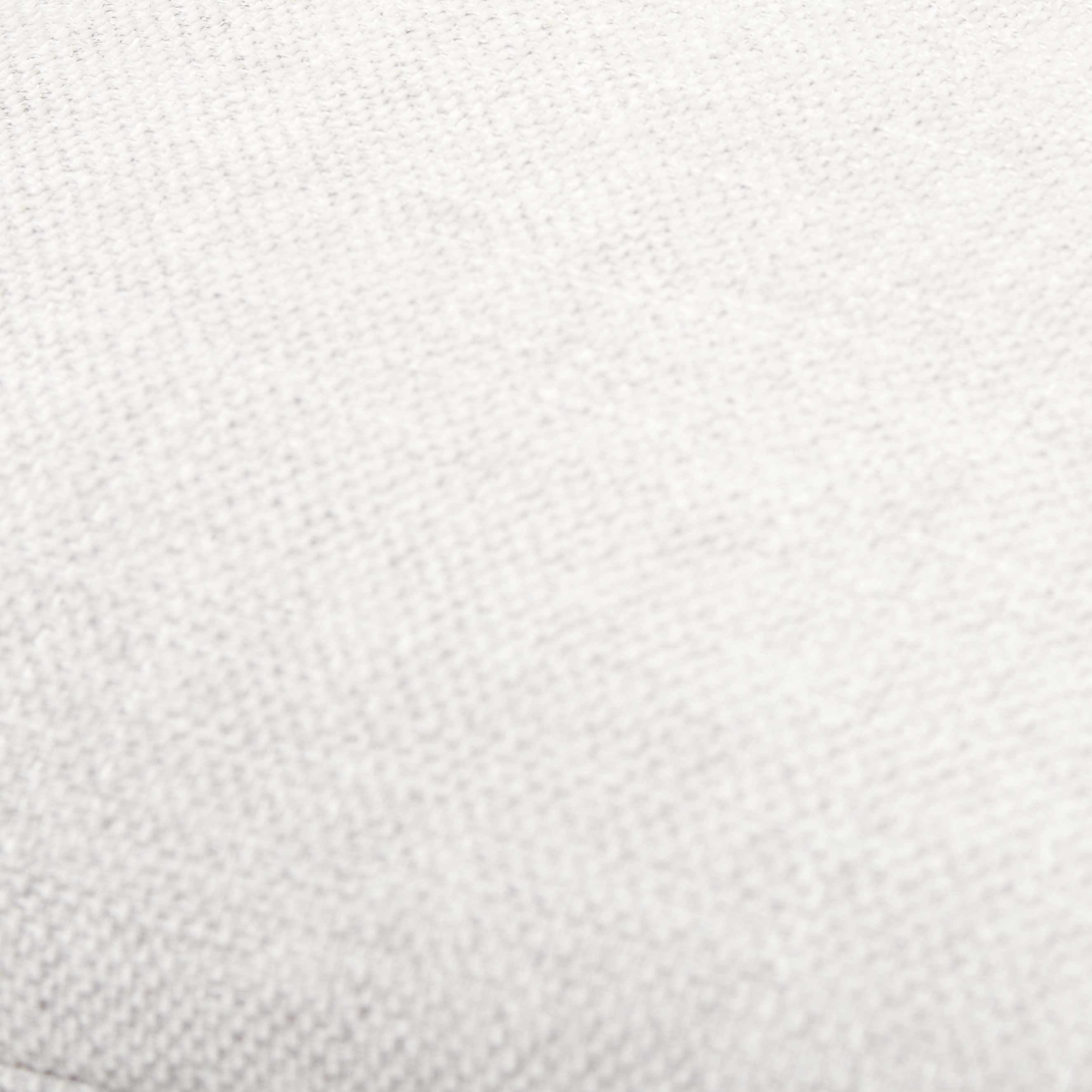 Contemporary square throw pillow in ivory, beige, and dove gray faux linen fabric — view 3